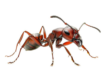ant isolated on white background