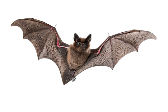 Fledermaus isoliert an wei&szlig;em Hintergrund