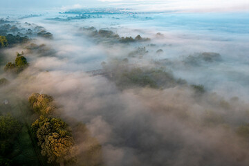 Dolina Dunajca, Poranne mgły, Małopolska, Poland, EU © Maciej G. Szling