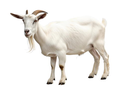 Ziege isoliert
