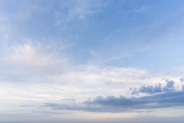 blue sky with clouds