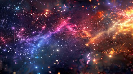 Obraz premium abstract background with stars.