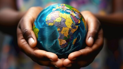 World population day illustrations generated from population composition maps.AI generated. 