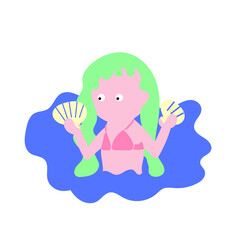 a person who picks up shellfish