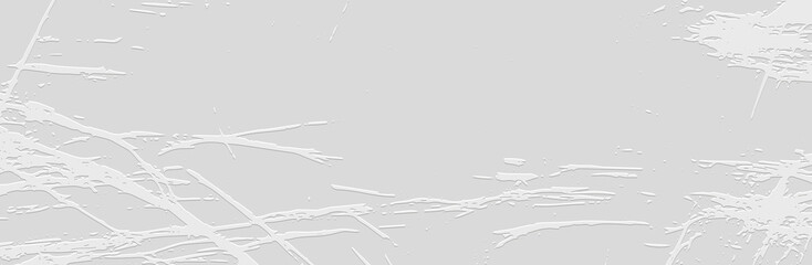 Banner, original cover design. Trendy white background, marble grunge texture, stains. Geometric relief 3D abstract pattern. Creative for modern creativity, design and decor.