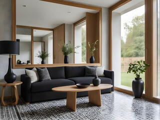 Fototapeta premium living room interior
