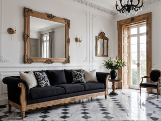 Fototapeta premium living room interior