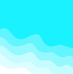 abstract blue wave background