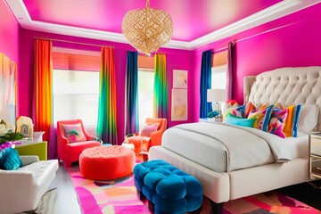 modern living room with sofa