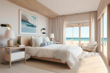 bedroom interior with bed