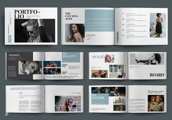 Portfolio Layout with Landscape