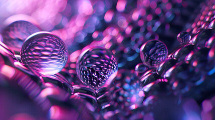 disco lighting boom Circle purple violet pink, Bright pink purple blue balls Group of round...