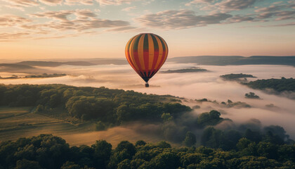 Obraz premium hot air balloon in the sky