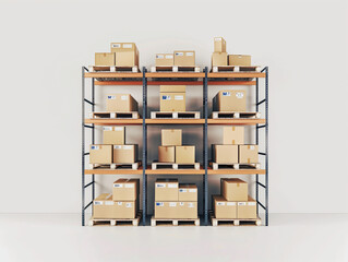 nventoryInventory Management: Cardboard Boxes on Shelves Management: Cardboard Boxes on Shelves
