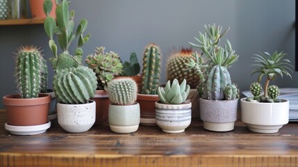 Fototapeta premium Cacti and Succulents for Beginners