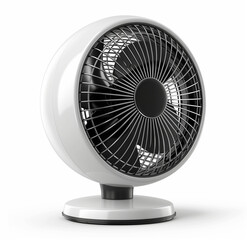 white plastic fan
