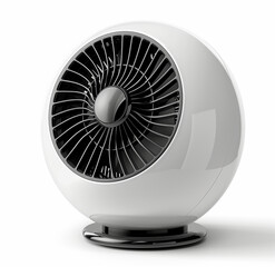 white plastic fan