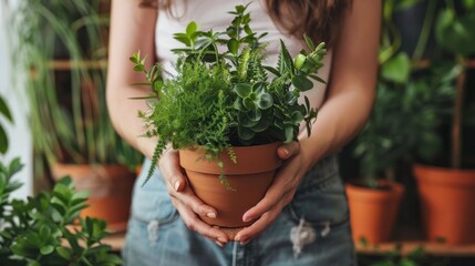 Fototapeta premium How to Harvest and Plant Houseplant Seeds