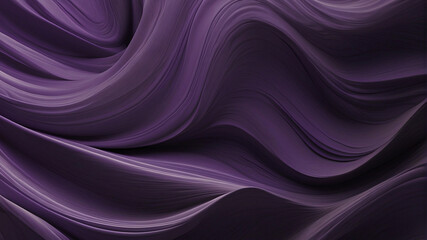 Fototapeta premium Modern purple abstract, wavy curvy swirl flowing 3d motion background