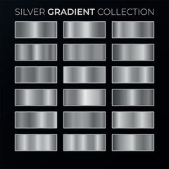Silver background texture vector icon seamless pattern. Light, realistic, elegant, shiny, metallic and silver gradient illustration. Mesh vector. Design for frame, ribbon, coin, abstract.