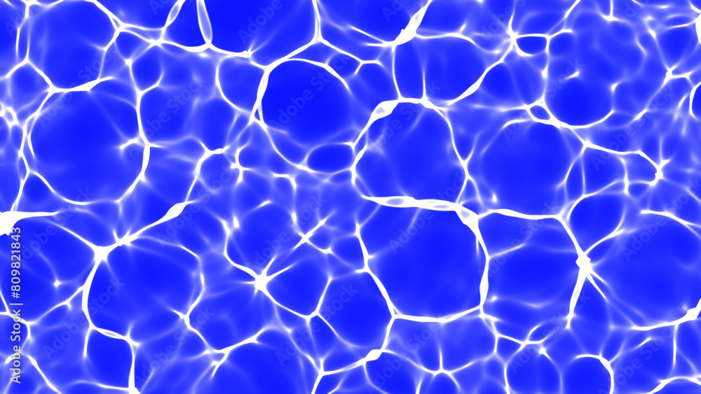 Poster abstract background simulating the caustic effect of water