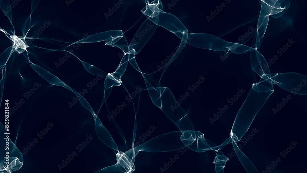 Poster abstract background simulating the caustic effect of water