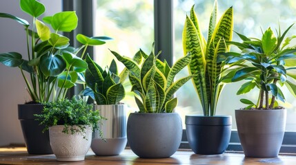 Obraz premium Balancing Humidity with Indoor Plants