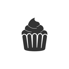 Cake sign icon vector illustration design template