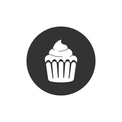 Cake sign icon vector illustration design template