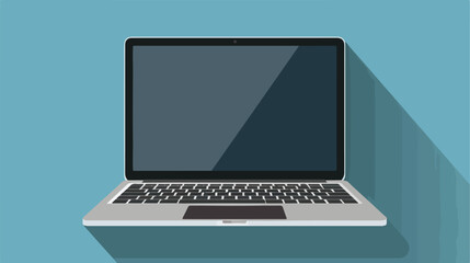 Laptop computer portable icon vector isolated graphic