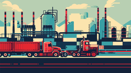 Logistics digital design vector illustration