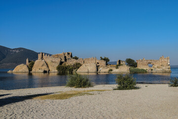 Lake Bafa hosts the ancient city of Herakleia, blending natural beauty with ancient ruins, defying time
