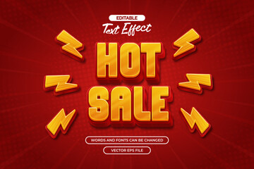 Hot sale editable vector text effect