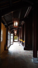 Fototapeta premium Hue old city wooden building Vietnam