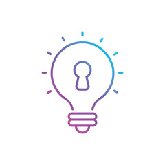 key idea vector icon