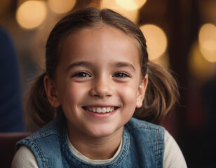 portrait of a happy smiling child