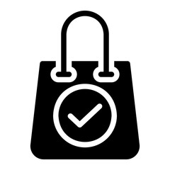 shopping bag line icon