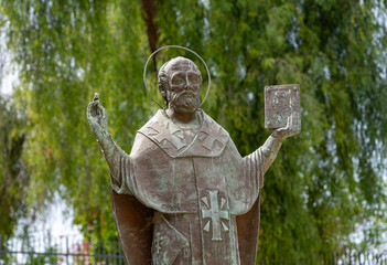 Ausflugsziel: Byzantinische, bedeutende Kirche in der Türkei, Demre: St. Nicholas Kilisesi - Statue des Heiligen Sankt Nikolaus