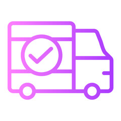 delivery line icon