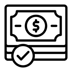 cash line icon