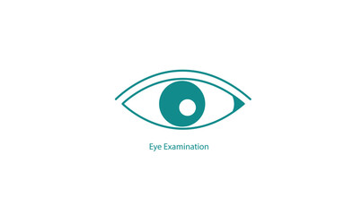 Eye Examination Procedure Medical Vector Icon