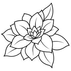 Hand drawn Doodle flowers. Vector illustration design