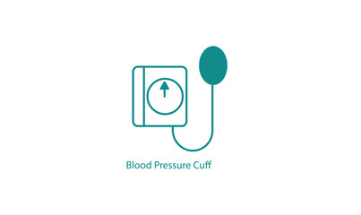 Blood Pressure Monitoring Medical Equipment Icon