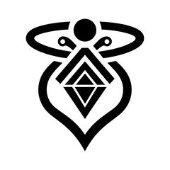 Jewelry shop and company logos. love, valentines day. vector illustration logo template