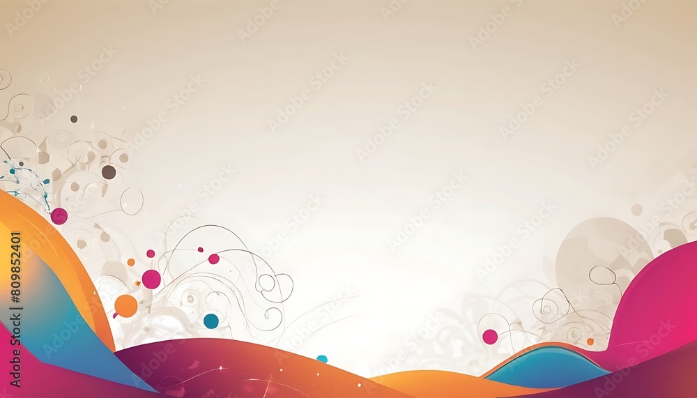 Poster abstract vector wave technological lines background with space of your text.