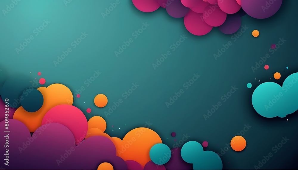 Poster abstract vector wave technological lines background with space of your text.