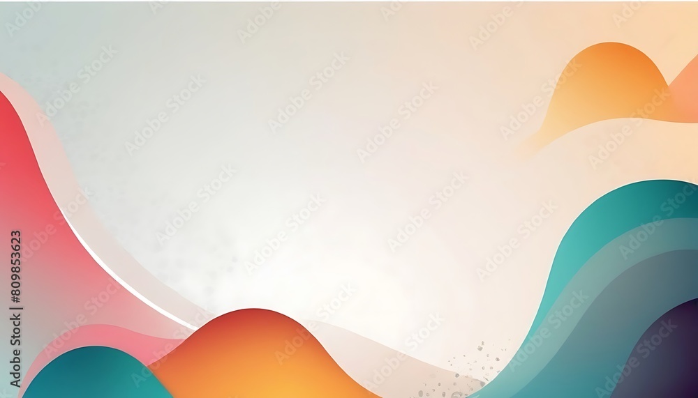 Poster abstract vector wave technological lines background with space of your text.