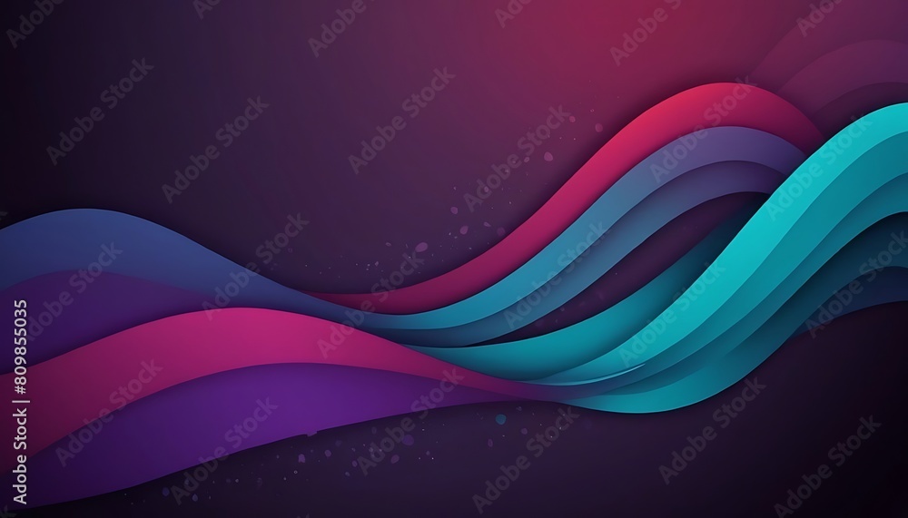 Poster Abstract vector Wave technological lines background with space of your text.