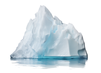 iceberg isolated on transparent background