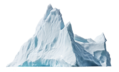iceberg isolated on transparent background